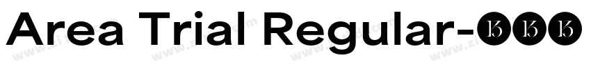 Area Trial Regular字体转换